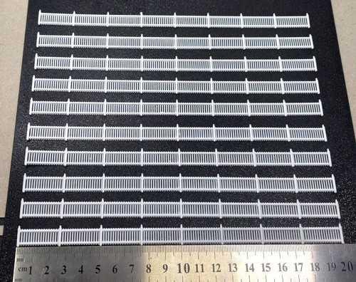 Gauge fences pieces scale - n, 10